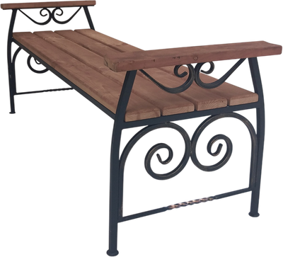 Скамья садовая СтальСнабДизайн ЛБ-0.6x1.5