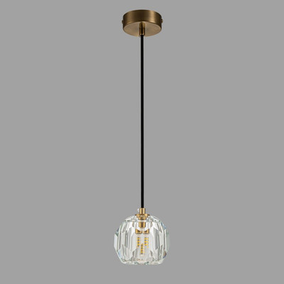 Потолочный светильник Belfast Clifton D3315-1 GL CL (прозрачный)