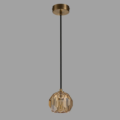 Потолочный светильник Belfast Clifton D3315-1 GL CA (янтарный)