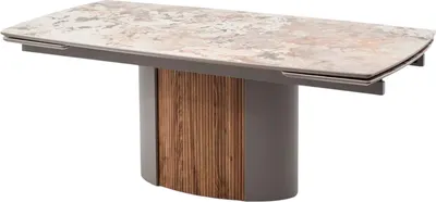 Обеденный стол M-City Батист 200 / 480M06205 (Patagonia Polished/латте/орех экко)
