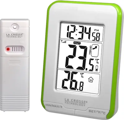 Термометр комнатный La Crosse WS6810W-GREEN