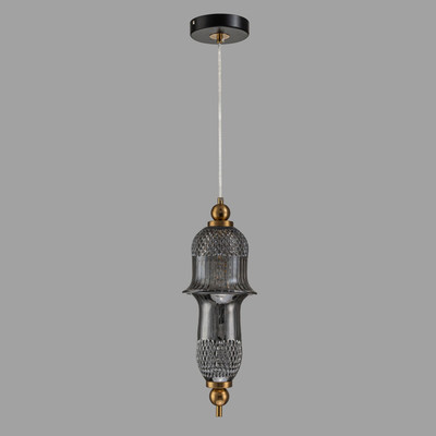 Потолочный светильник Belfast Herbison A1953 A A3 GR GL (золотой/стекло/серый)