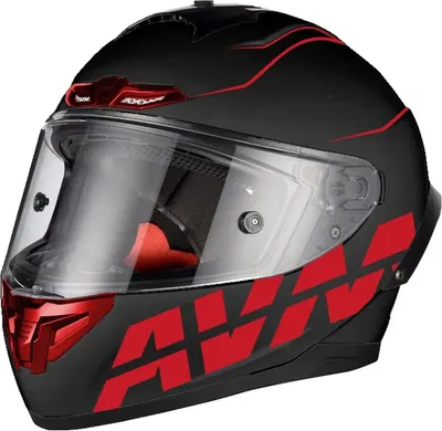 Мотошлем AVM 961 (М, черный)