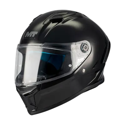 Мотошлем MT Helmets Stinger 2 Puree (M, черный глянец)