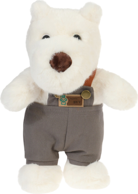 Мягкая игрушка Sima-Land Песик в комбинезоне / 10920427