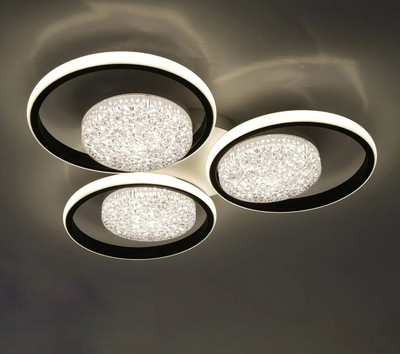 Люстра Estares Pollo Double 100W 3R-APP-550x70-BLACK/WHITE/WHITE-220-IP20