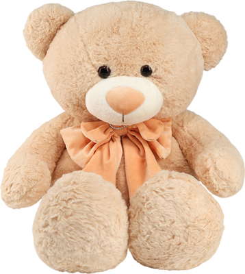 Мягкая игрушка Sima-Land Медведь с бантом / 10726249 (бежевый)