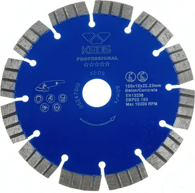 Отрезной диск алмазный KEOS Professional 150мм / DBP02.150