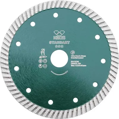 Отрезной диск алмазный KEOS Standart Turbo 150мм / DBS03.150