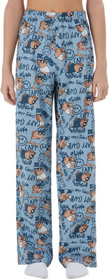 Штаны пижамные детские Mark Formelle 583001 (р.122-60-54, крутые капибары на голубом)