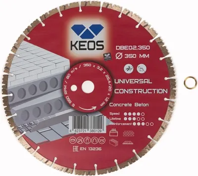 Отрезной диск алмазный KEOS Eco 350мм / DBE02.350