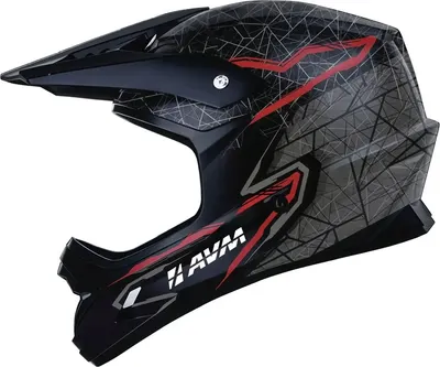 Мотошлем AVM 618 (L, черный)