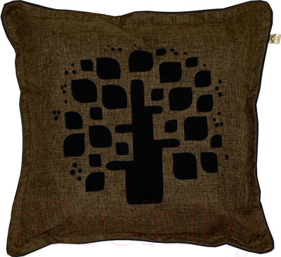 Подушка декоративная MATEX Фьюжн. Древо / 04-424 (коричневый)