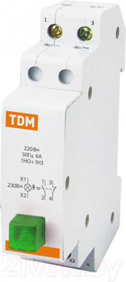 Кнопка на DIN-рейку TDM SQ0214-0017