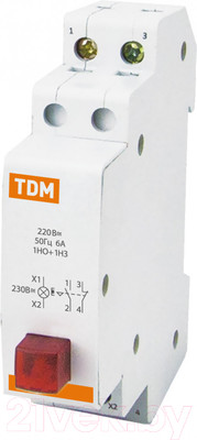 Кнопка на DIN-рейку TDM SQ0214-0016