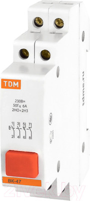 Кнопка на DIN-рейку TDM SQ0214-0005