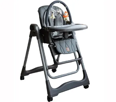 Стульчик для кормления VipBaby Polly 4в1 (Graphite)
