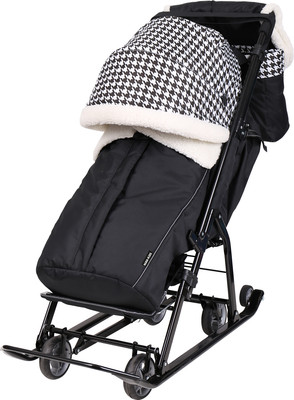 Санки-коляска Ника Детям 7-5Н / НД7-5Н/ГЛ (гусиная лапка)