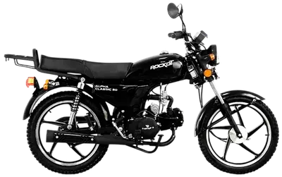 Мопед Rockot Alpha Classic (черный металлик)