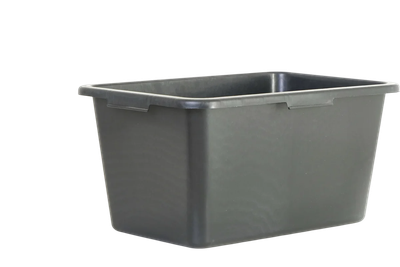 Таз строительный RV Plast Стандарт прямоугольный 0009 (45л, черный)