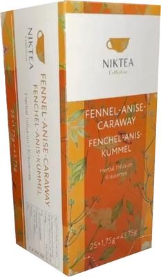 Чайный напиток Althaus Deli Packs NikTea Фенхель-Анис-Тмин (25x1.75г)