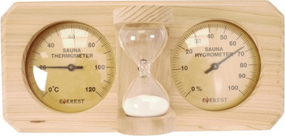 Термогигрометр для бани Everest TG-07 (кедр, золото)