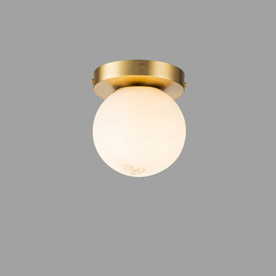 Потолочный светильник Belfast Ravenhill 3333Y BR MB (латунь/камень)