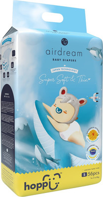 Подгузники детские Hoppi AirDream S 4-8кг / HB-028-S (56шт)