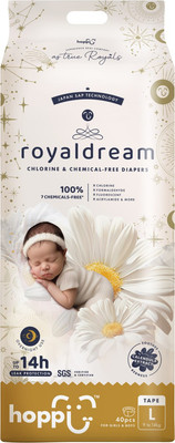 Подгузники детские Hoppi RoyalDream L 9-14кг / HB-040-L (40шт)