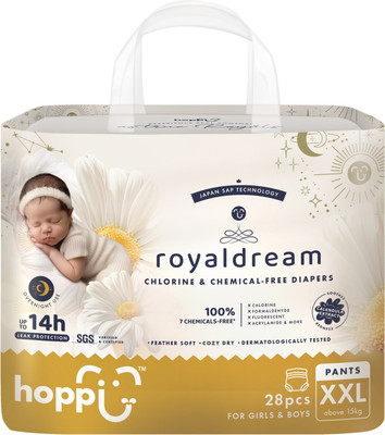 Подгузники-трусики детские Hoppi RoyalDream XXL от 15кг / HB-041-XXL (28шт)