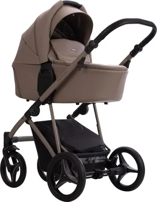 Детская универсальная коляска Bebetto Pelpasso Pro 2в1 (04 Kaszmir/темно-бежевая кожа)