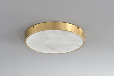 Потолочный светильник Belfast Devon 3395-3 BR MB (латунь/камень)