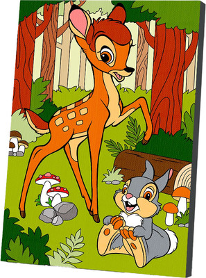 Картина по номерам Disney Бэмби и Топотушка / 10962134