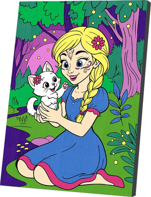 Картина по номерам Школа талантов Волшебный лес феи / 10963268