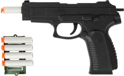 Пистолет игрушечный Играем вместе Ярыгина Грач с мягкими пулями / YG97049-R-WOD