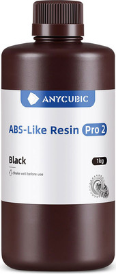 Фотополимерная смола для 3D-принтера Anycubic ABS Like Resin Pro 2 / SABP2BK-104B (1кг, черный)