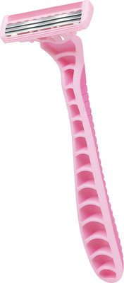 Набор бритвенных станков X-One Одноразовые 3 лезвия / 700034 (5шт, розовый)