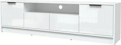 Тумба Interline ТВ Концепт КТ-ТВ4-50 Глосс (белый платинум/белый глянец)