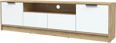 Тумба Interline ТВ Концепт КТ-ТВ4-50 Глосс (дуб золотой/белый)