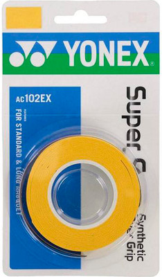 Грип для большого тенниса Yonex Super Grap / АС102EX-YE (3шт, желтый)