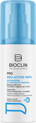 Дезодорант-спрей Bioclin Pro Deo Active Vapo для детей с 12 лет и взрослых (100мл)