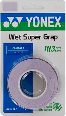 Грип для большого тенниса Yonex Super Grap  / АС102EX-PL (3шт, лиловый)