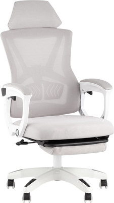 Кресло офисное TopChairs Vecto / OUE-2515W (серый)