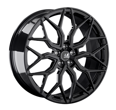 Литой диск LS wheels Forged FG13Y 22x10.5" 5x112мм DIA 66.6мм ET 43мм BK