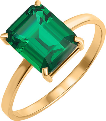 Кольцо из желтого золота Кристалл CM98200226773 (р.17)