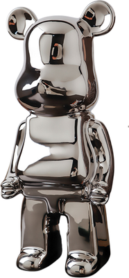 Копилка Merry Bear Home Decor Violent Bear / 20168888 (серебро)