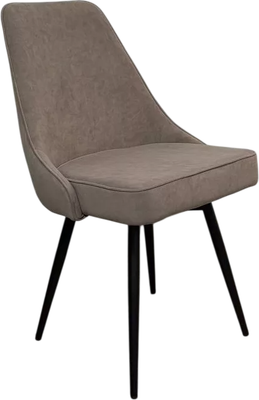 Стул M-City Берти 360 / 635M06172 (B5 капучино велюр/черный каркас)