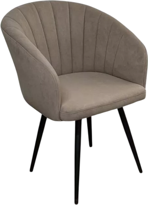Стул M-City Мишель 360 / 635M06186 (B5 капучино велюр/черный каркас)