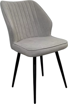 Стул M-City Россо 360 / 635M06190 (B22 серый велюр/черный каркас)