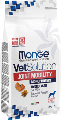 Сухой ветеринарный корм для собак Monge VetSolution Dog Joint Mobility (2кг)